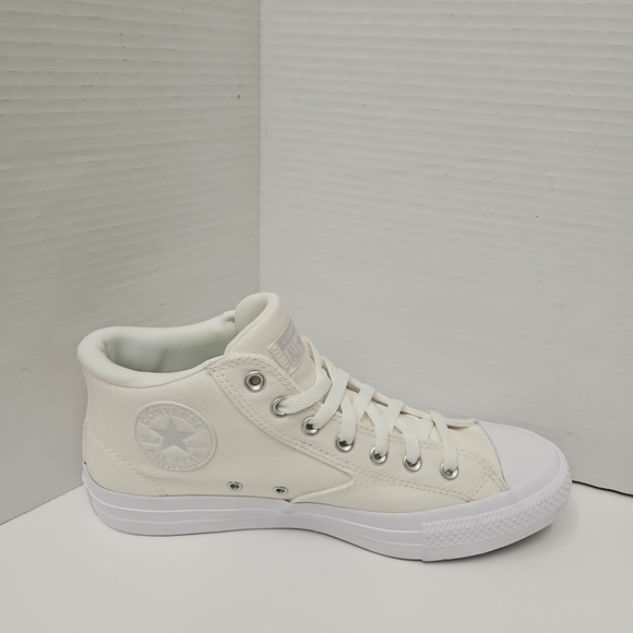 Converse Cream Canvas High-Tops - Picture 6 of 8